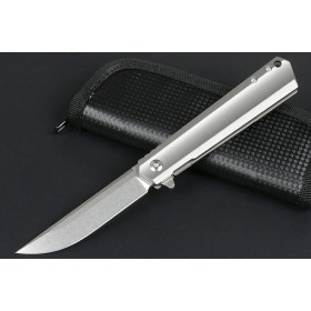 Wolf Titanium Handle Quick-Opening Folding Pocket Knife for Outdoor Camping Hunting Men' Gift UD406674